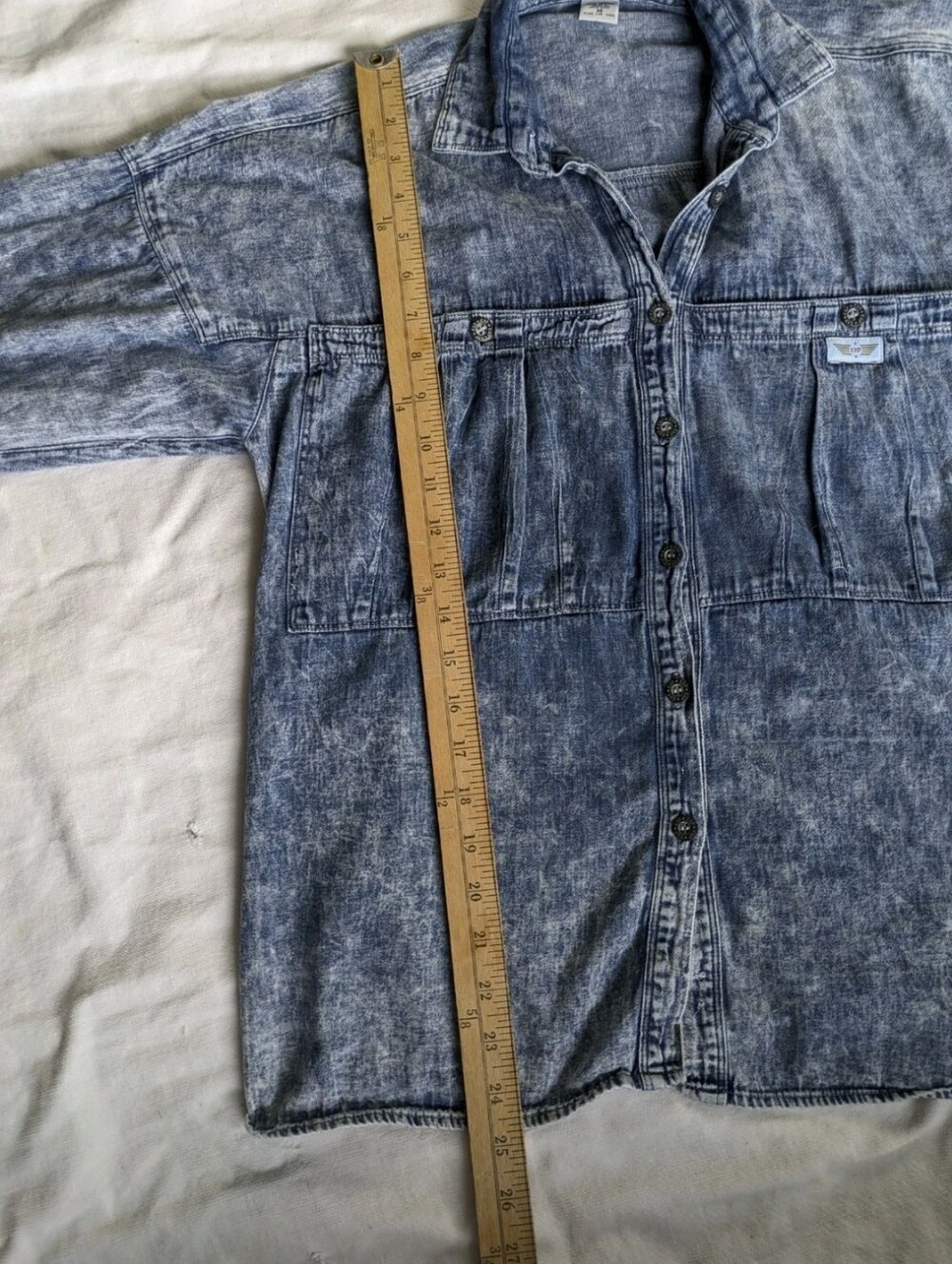 Vintage Express Women's Big Pocket Blouse Medium - Picture 6 of 10